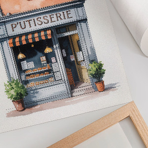 Bilderposter mit Motiv französischer Bäckerei