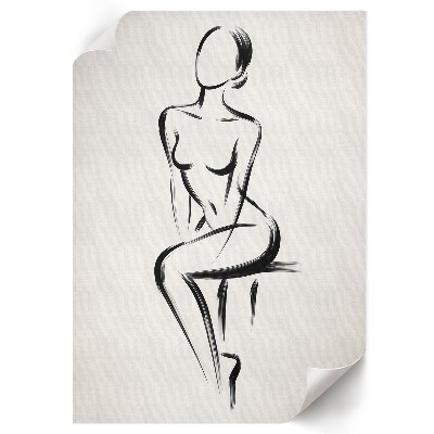 Poster auf leinwand Dezente Silhouette