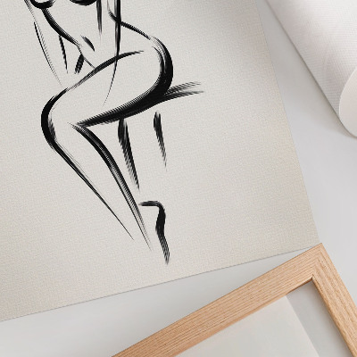 Poster auf leinwand Dezente Silhouette