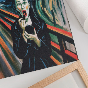 Retro plagát Inšpirované filmom Scream