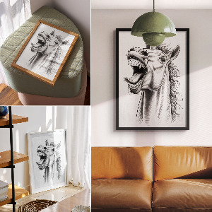 Wandposter mit Motiv 