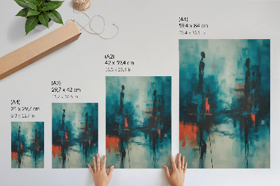 Poster leinwand Geheimnisvolle Landschaft