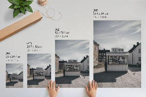 Wandposter mit einer ruhigen Szene