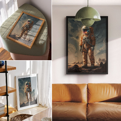 Poster auf leinwand Weltraumreise