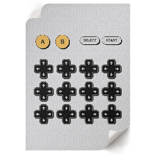 Bilder poster Retro-Spiel