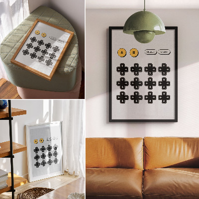 Bilder poster Retro-Spiel