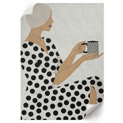 Poster kunstdruck Stilvolle Frau
