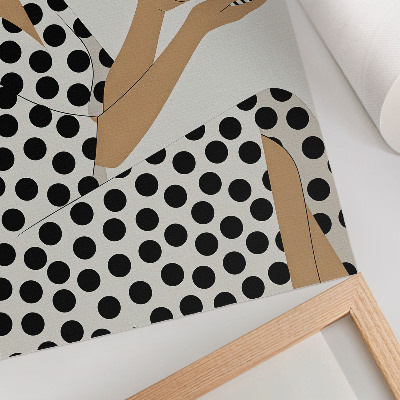 Poster kunstdruck Stilvolle Frau