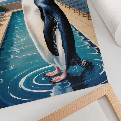 Bilder poster Pinguin im Urlaub