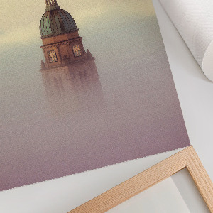 Kunstdruck auf Leinwand mit Motiv ‚Nebelturm‘