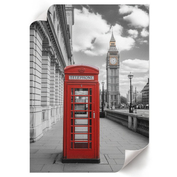 Poster Kunstdruck mit Motiv "Londoner Stand"