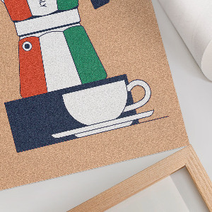Wandposter mit Motiv ‚Italienischer Kaffee‘