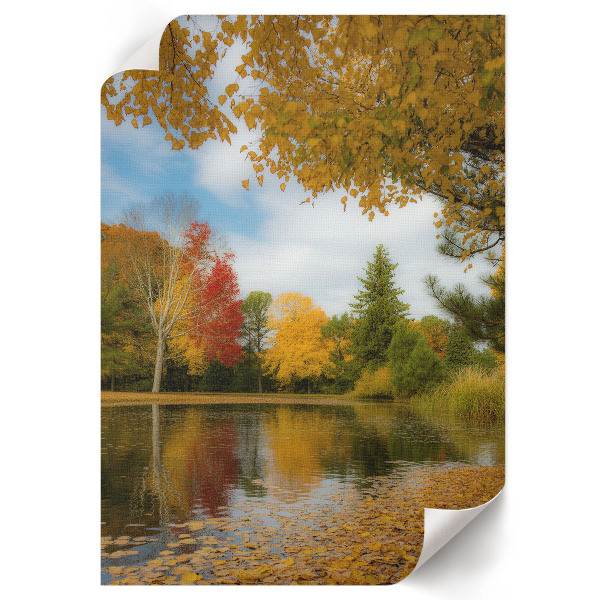 Kunstdruck Poster mit Motiv "Herbstsee"