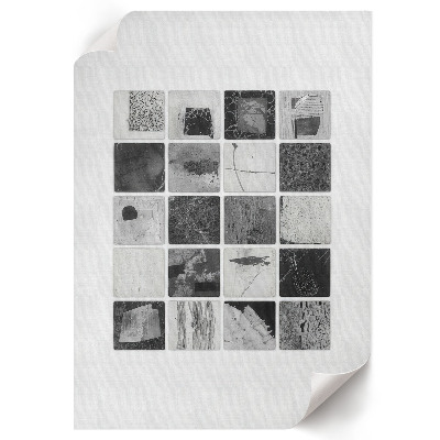 Kunstdruck poster Schwarz-Weiß-Mosaik