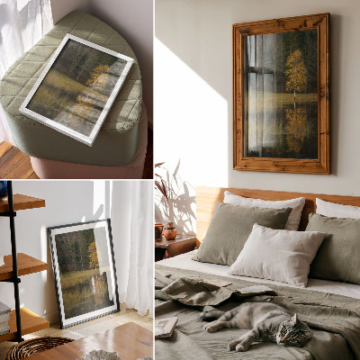 Kunstdruck leinwand Herbstlandschaft