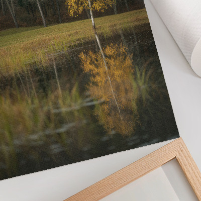 Kunstdruck leinwand Herbstlandschaft