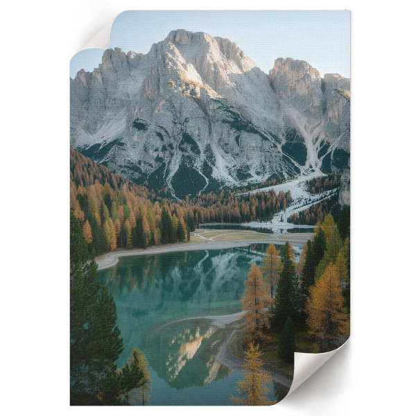 Poster kunstdruck Berglandschaft