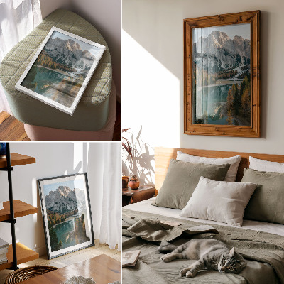 Poster kunstdruck Berglandschaft
