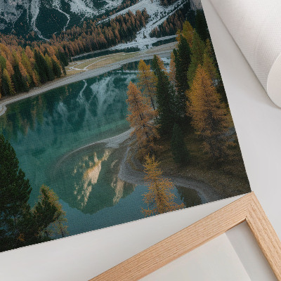 Poster kunstdruck Berglandschaft