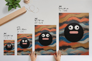 Poster na stenu Abstraktná tvár