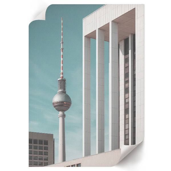 Poster auf Leinwand mit Motiv Stadtturm