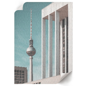 Poster auf Leinwand mit Motiv Stadtturm