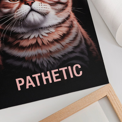 Poster kunstdruck Erbärmlich - Katze