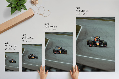 Wand poster Formel-Rennwagen
