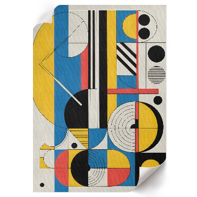 Kunstdruck poster Farbenfrohe Geometrie