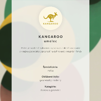 Kunstdruck poster Farbenfrohe Geometrie