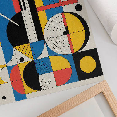 Kunstdruck poster Farbenfrohe Geometrie