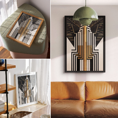 Kunstdruck leinwand Art Deco