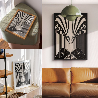 Poster kunstdruck Geometrische Abstraktion