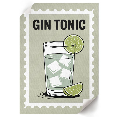 Poster kunstdruck Gin Tonic