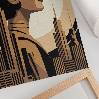 Kunstdruck leinwand Art-déco-Porträt