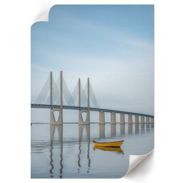 Wand poster Brücke und Wasser