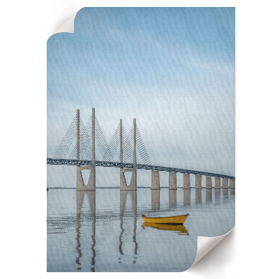 Wand poster Brücke und Wasser