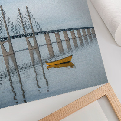 Wand poster Brücke und Wasser
