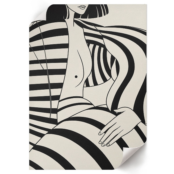 Plagát do izby Geometrický portrét