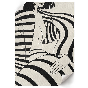 Plagát do izby Geometrický portrét