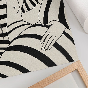 Plagát do izby Geometrický portrét