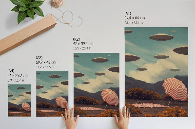 Wand poster Raumschiffe
