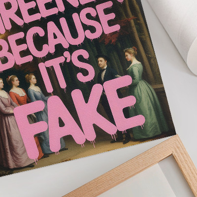 Kunstdruck leinwand Klassischer Humor