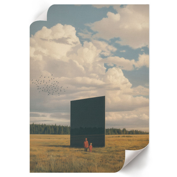 Wand poster Geheimnisvoller Monolith