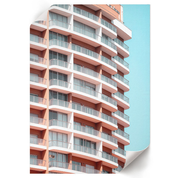Kunstdruck poster Modernes Gebäude