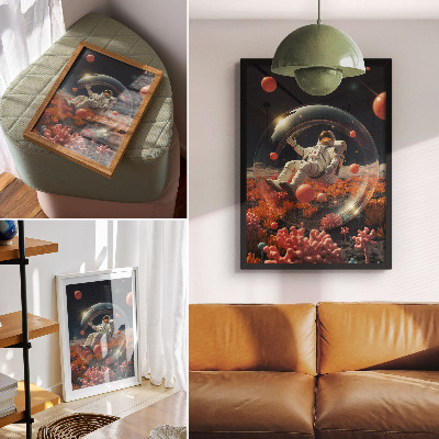 Kunstdruck poster Weltraumabenteuer