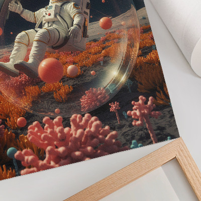 Kunstdruck poster Weltraumabenteuer