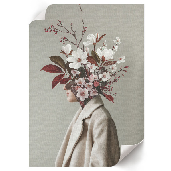 Kunstdruck leinwand Florale Vision