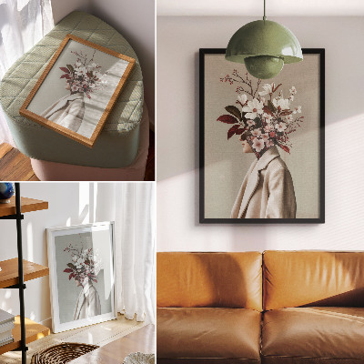 Kunstdruck leinwand Florale Vision