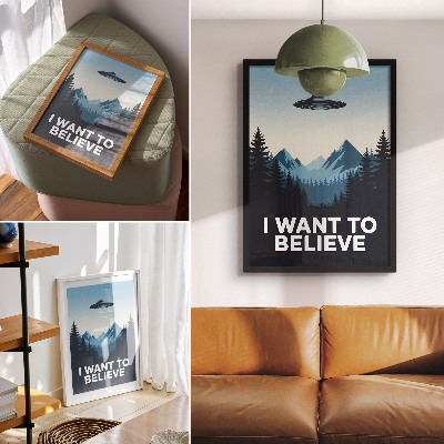 Retro poster UFO-Poster